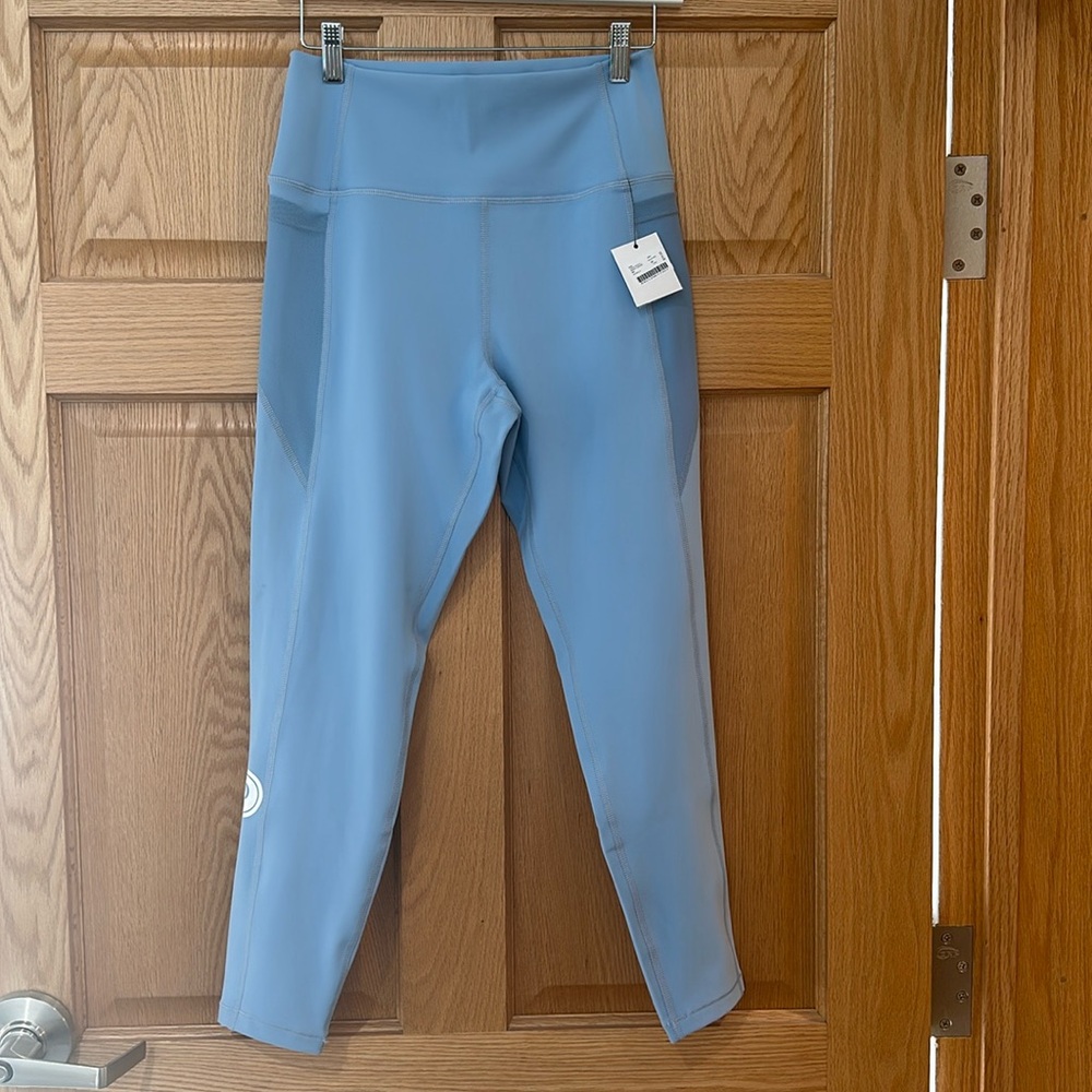 Thrive Societe Regent Legging in blue river, size L, NWT